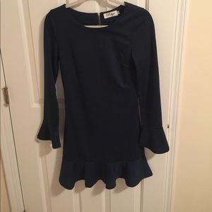 Asos Madam Rage Bell Sleeve Dress